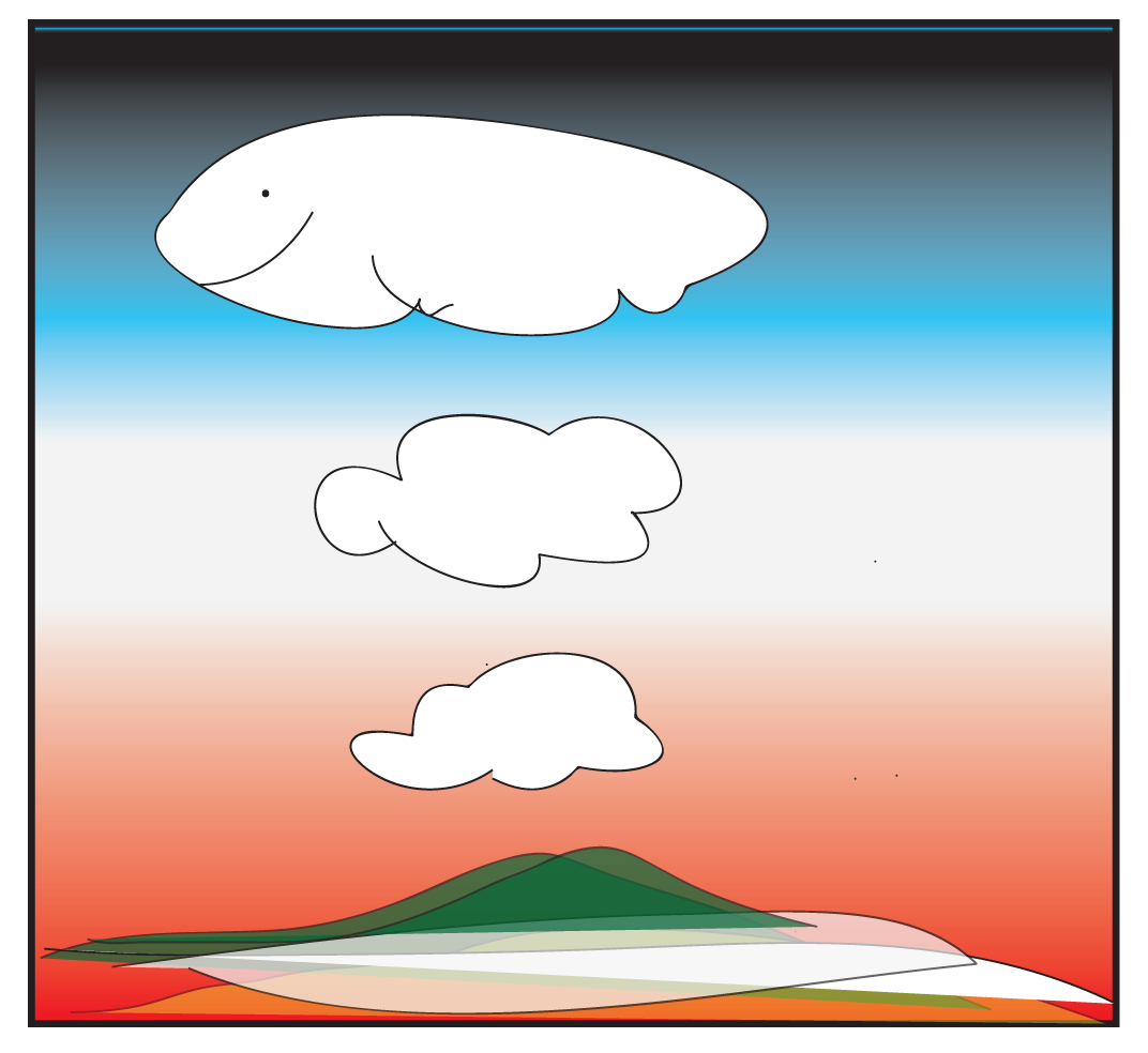 BritArtist's tweet image. Ever wondered how clouds are made? ~ #clouds #illustration #drawing #sketchjanuary #weather #mountains #Ukiyoe #浮世絵
