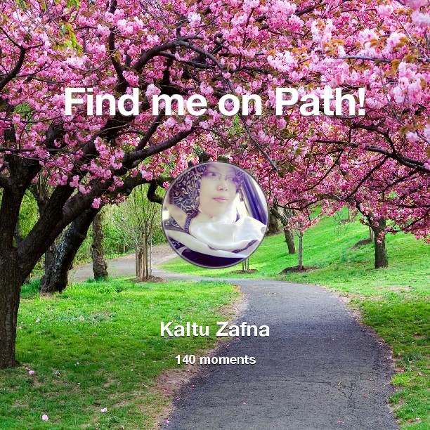 KZafna's tweet photo. I've shared 140 memories with my friends on #Path - see them now at http://t.co/3OEKFuQplg! #thepersonalnetwork http://t.co/q20S5iOekA