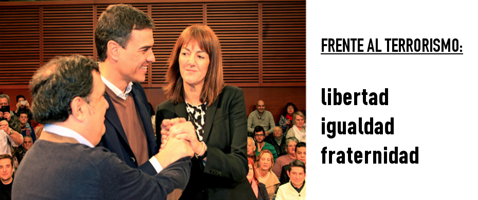Mañana estaré con la libertad "<a href="/PSOE/">PSOE</a>: .<a href="/sanchezcastejon/">Pedro Sánchez</a> acudirá a la manifestación de París psoe.es/saladeprensa/p… "