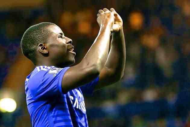 ChelseaThingsFC's tweet photo. Kurt 'Happy' Zouma. #CFC http://t.co/hQPCD8xN4N