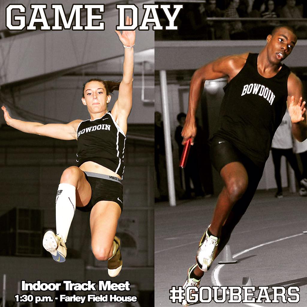 GoUBears's tweet photo. It's the first home track meet of 2015 for @BowdoinTF today at Farley Field House #GoUBears #BowdoinTF http://t.co/A9hfBDUHHK