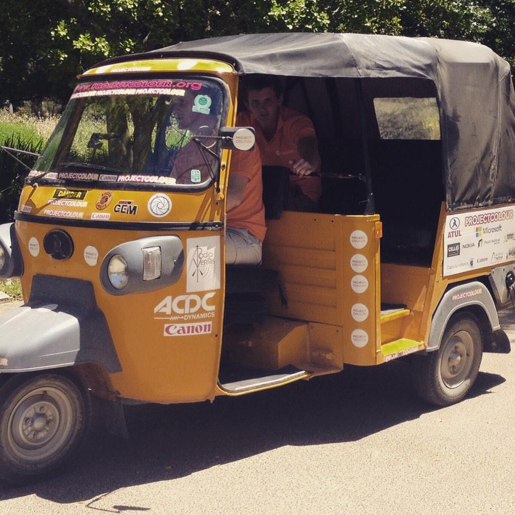 Backsberg (@backsberg) on Twitter photo Today we had a visit from <a href="/ProjectColourSA/">Project Colour</a>. 7 guys on 3 Tuk Tuks / 3500km from Jhb to CT raising money for charity. Today we had a visit from <a href="/ProjectColourSA/">Project Colour</a>. 7 guys on 3 Tuk Tuks / 3500km from Jhb to CT raising money for charity.