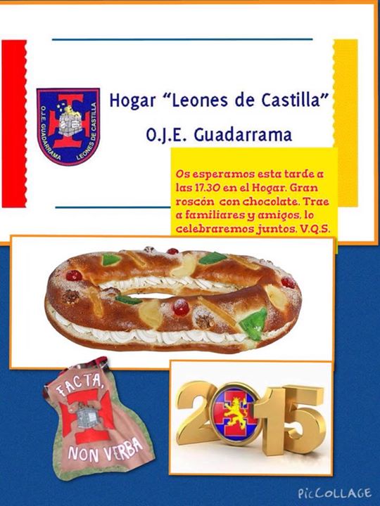 OJEGUADARRAMA's tweet photo. Comenzamos las actividades de 2015, como es tradicional degustando roscón y chocolate http://t.co/QB569JmBu2