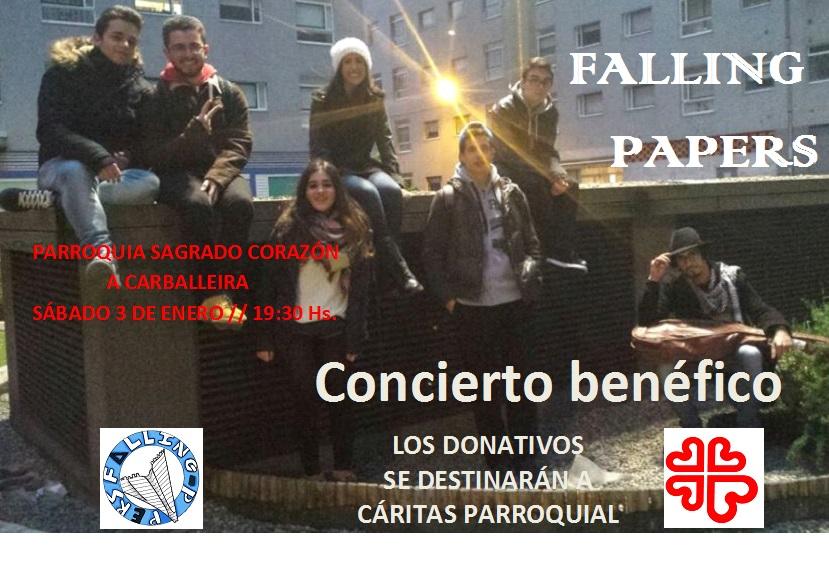 CoraXeOu's tweet photo. Hoy a las 19.30 concierto benéfico con el grupo @FallingPapers. Nos lo recuerda @LaRegion. CÁRITAS SOMOS TODOS!!! http://t.co/Wm5HUatPkB