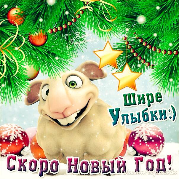 Картинки новый год скоро прикольные