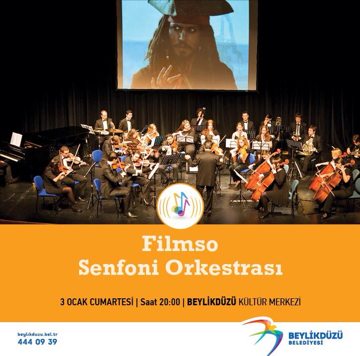 En güzel film müziklerinin seslendirileceği Filmso Senfoni Orkestrası konseri bu akşam BKM'de...Mutlaka bekliyoruz.