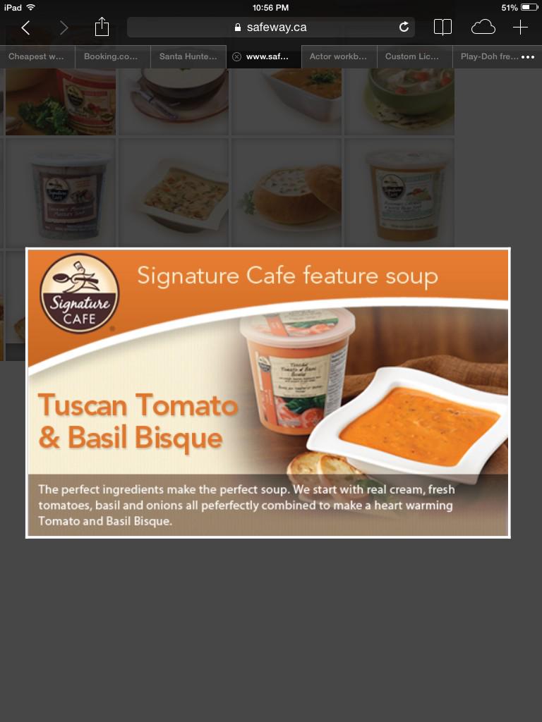TELEKTRA's tweet image. This #TuscanTomato&amp;amp;BasilBisque by #SignatureCafe @Safeway is the BEST FREAKIN #SOUP ON EARTH!#MustHave!!
