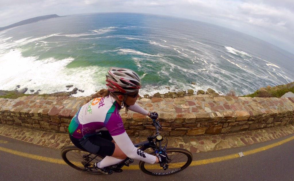carolbrink's tweet photo. @Sweat4Good Saddling up to take on Chapmans  @chillionfire, I hope you are ready 4 Agus!!! @fUSS_SA  @layerdesigns http://t.co/2pvWuB15ks