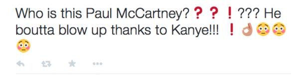 Paul McCartney is about to be famous, thanks to Kanye!