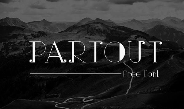 FreeTypography's tweet image. Free Font Partout for Download freetypography.com/2014/12/28/fre… #free #typography #freetrypography #free #freefont #font