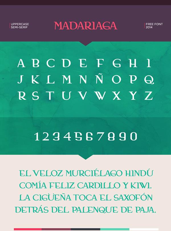 FreeTypography's tweet image. Do you got Madariaga already? freetypography.com/2014/12/15/fre… #free #freefont #freetrypography #font #download #freebie