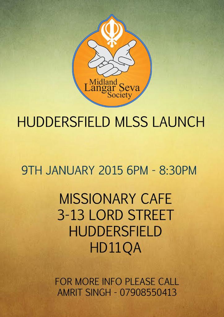 Ambasingh8wal's tweet photo. MLSS Huddersfield Launch! Feeding homeless and those struggling to make ends meet. MLSS &amp; LionsMMA working together. http://t.co/zhXI0lZKNk