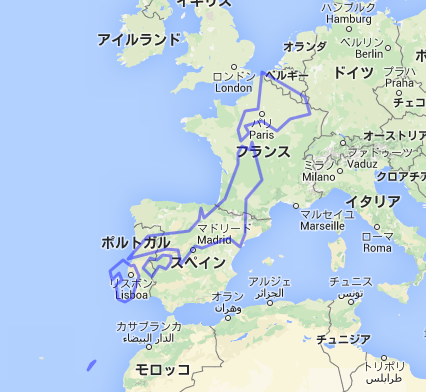 Fumiaki Nishihara 西原史暁 ブログ Http T Co F1azgm42jv では日本を米国東海岸に重ねる例を出しましたが こちらの添付画像はヨーロッパに日本を重ねた例です フランスのパリあたりに札幌を合わせると スペインの首都のマドリードが名古屋あたりに