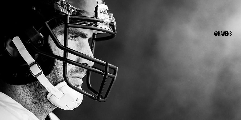 Ravens's tweet photo. Flacco’s six career playoff road wins rank as the most by a QB in NFL history. http://t.co/c2sw2a1gfW