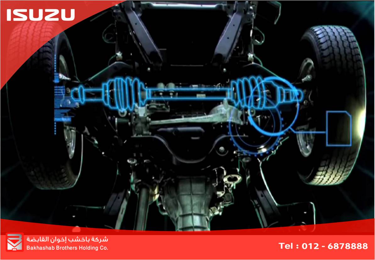 isuzusaudi's tweet photo. تم تزويد السيارة بخصائص حماية للسير في الطرق الوعرة .
#ISUZU #CARS #أيسوزو #سيارات http://t.co/2NWsB7JbAS