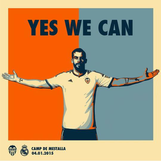 PatriClavel_'s tweet photo. Nosotros vamos a hablar en el campo,a pelear, a luchar, a dejarnos el alma animando. Porque #Sísepuede #VCFxRm #Amunt http://t.co/bRSvXE3E5Y