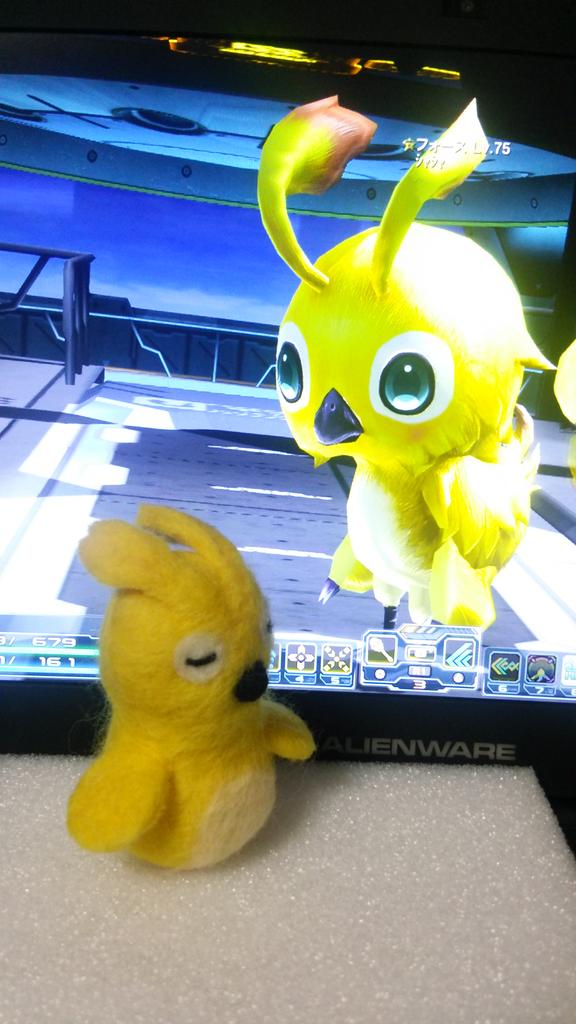 ｼｬｼｬ 羊毛フェルトでラッピー 私の技術じゃこれが限界 W もふ もふ Pso2 Http T Co Diswl4g0jr