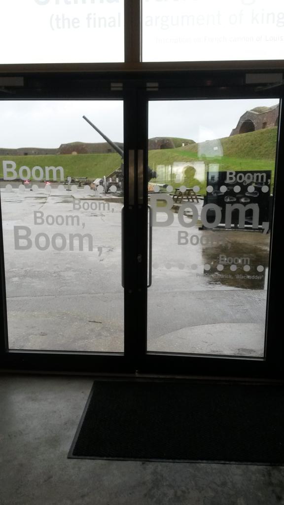 TheCuratorsEgg's tweet photo. I'm delighted to say that the interpretation at @Fort_Nelson includes 'The German Guns' by Pte S Baldrick. #truepoet http://t.co/9YbWKCJhvB