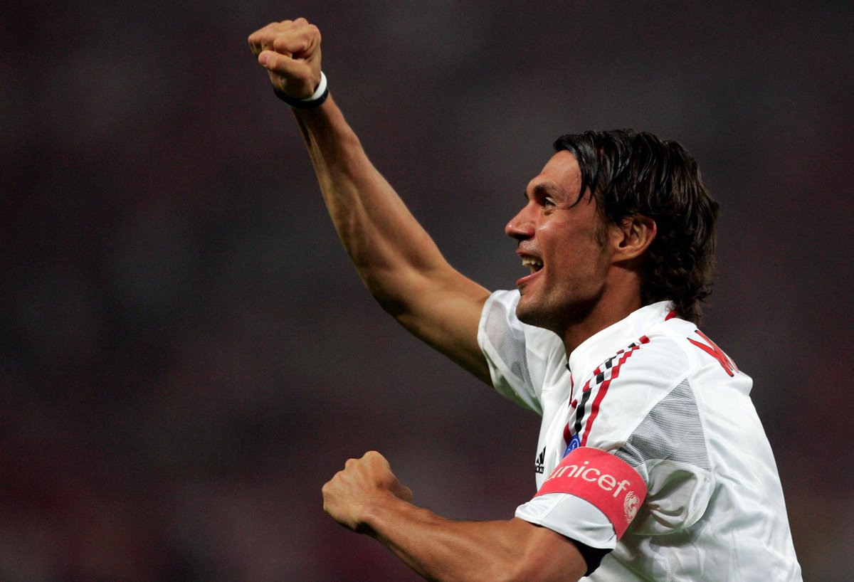 ChampionsLeague's tweet photo. Two legendary captains, one unforgettable #UCL final... Relive Maldini v Gerrard: http://t.co/0obNytb4IV http://t.co/WOEcZlg1Be