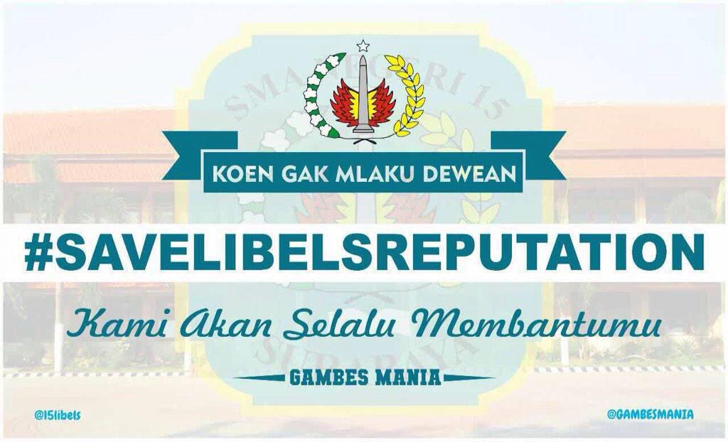SMPN35Surabaya's tweet photo. Yang tabah ya kakak-kakak,salut banget sama solidaritas kalian,you're not walk alone #SaveLibelsReputation @15libels http://t.co/BNy8zjcufZ