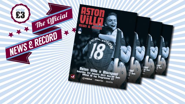 AstonVilla's tweet photo. VILLA v BLACKPOOL match programme: Posters of @JackGrealish1/@BentekeChris20. Contents: http://t.co/OyUCIIq0sl #AVFC http://t.co/1XUM4knbCt