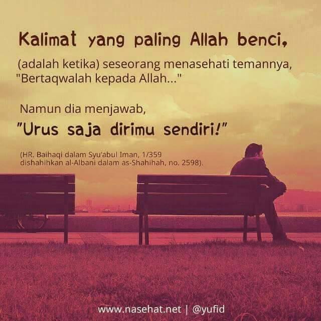 Rohis109's tweet photo. Urus saja dirimu sendiri, itu bukan urusan saya! http://t.co/jaD2gX8If5