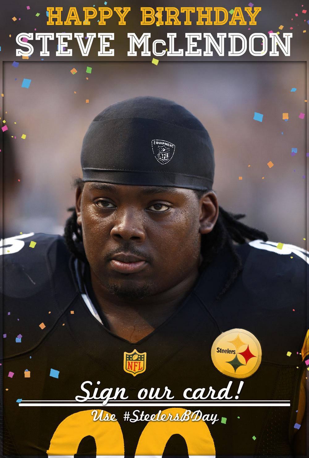   Happy to Steve McLendon!  Birthday