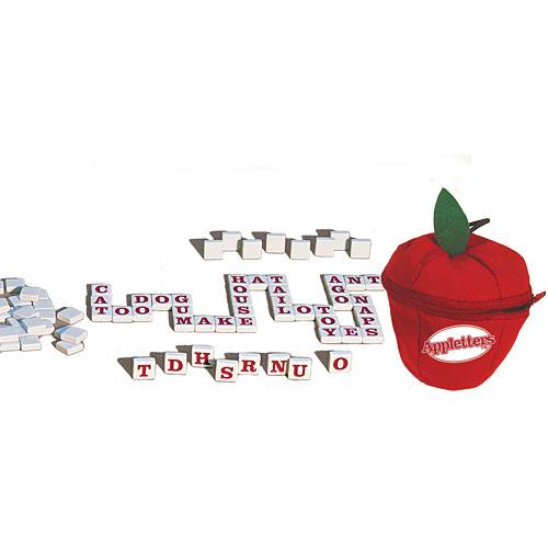 Dominos for letters: Appleletters! bit.ly/1tzQujK // #Houston #ChildrensGames #toystore