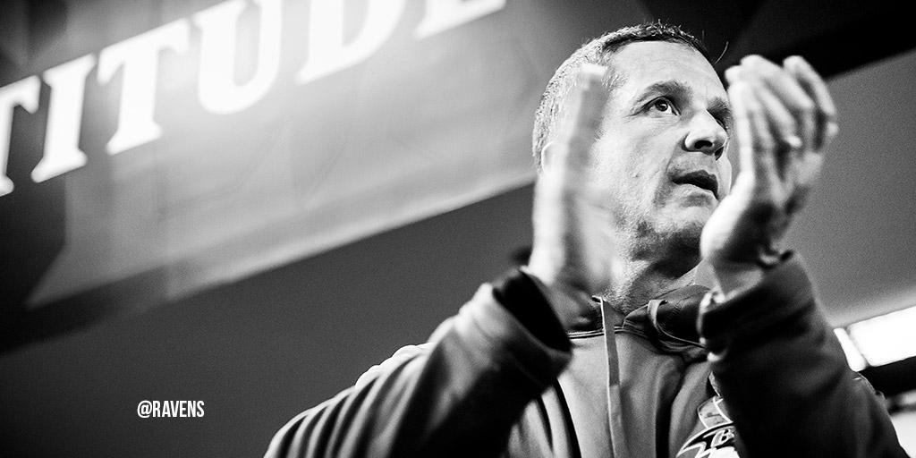 Ravens's tweet image. Coach Harbaugh has the best all-time playoff winning percentage by a head coach.