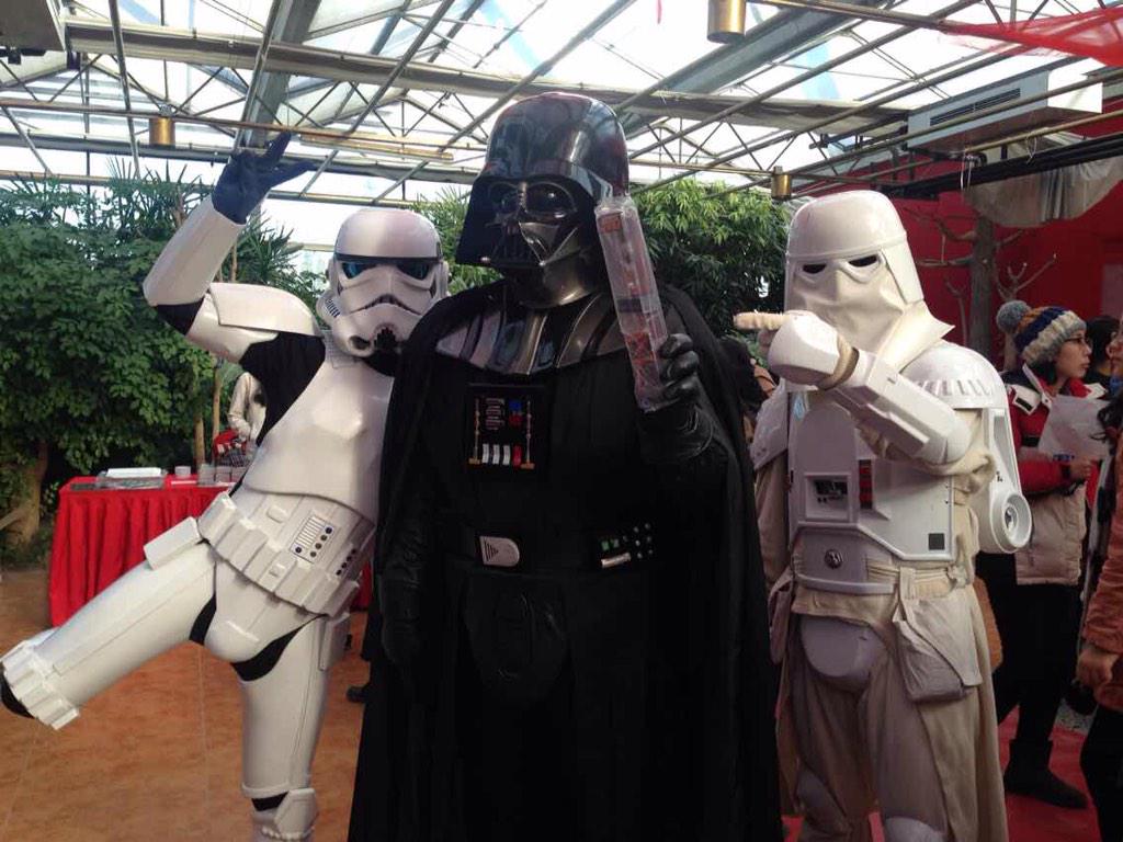 501stChinese's tweet photo. @501stLegion Chinese Garrison has been invited to a local comic-con "Slash Only" for two days events! Lots of fun! http://t.co/c3dDOICO2q