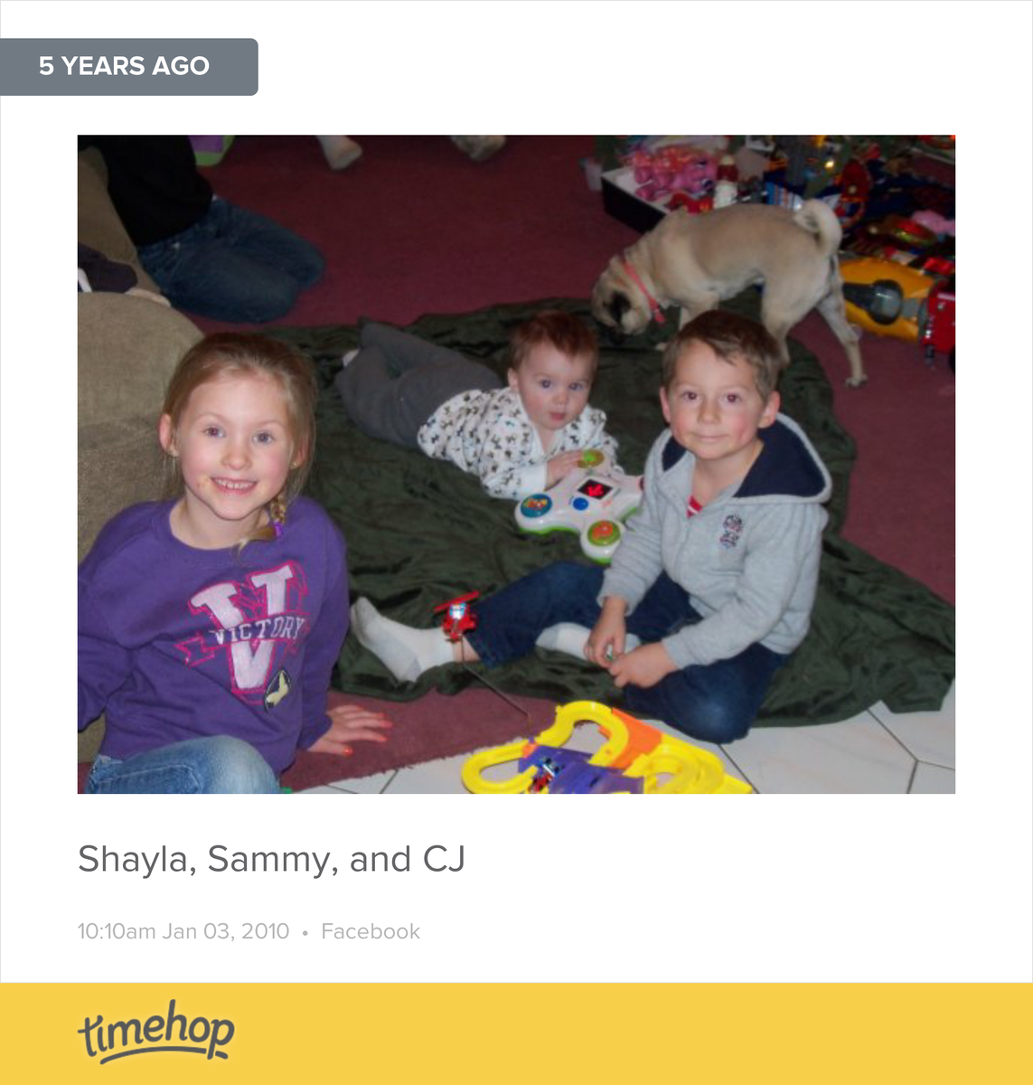 mistylomas's tweet photo. Exactly 5 years ago today! (via @timehop) http://t.co/0hCsEvWCRH http://t.co/YwDs3BUiZB
