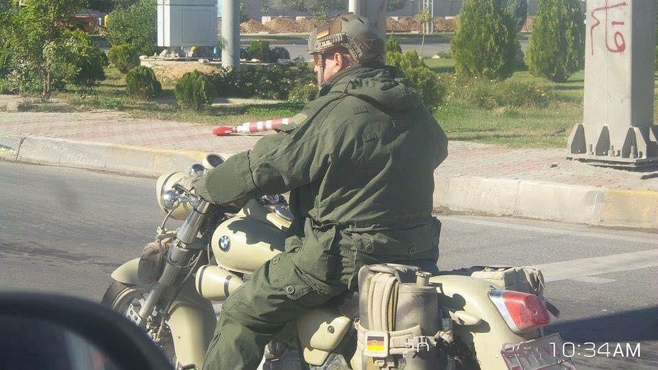 المستشارين العسكريين الالمان في اربيل العراقيه  B6cK9DpCEAEW0rm