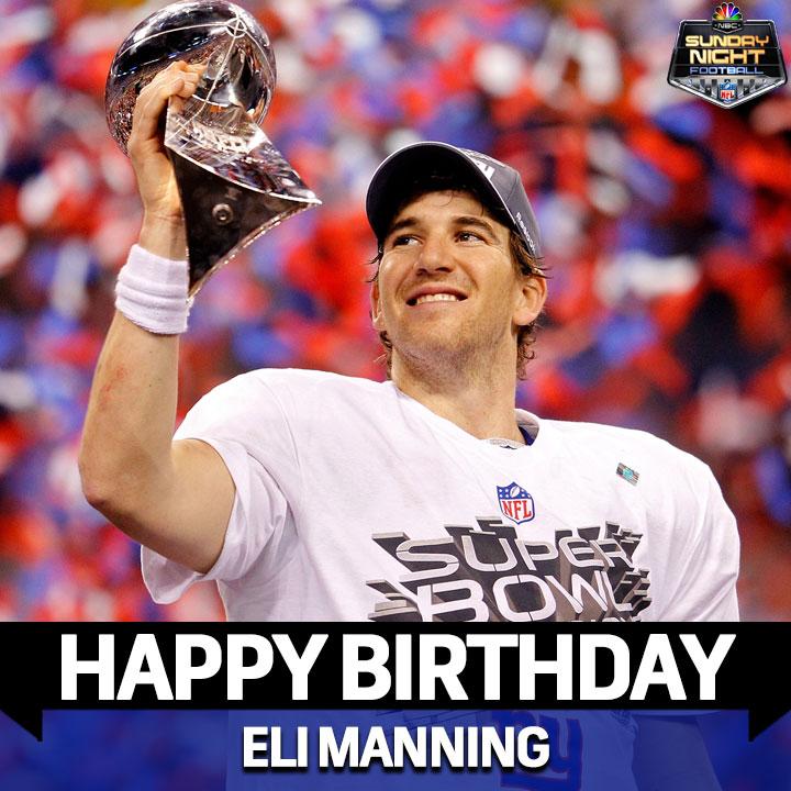 Happy Birthday Eli Manning! 