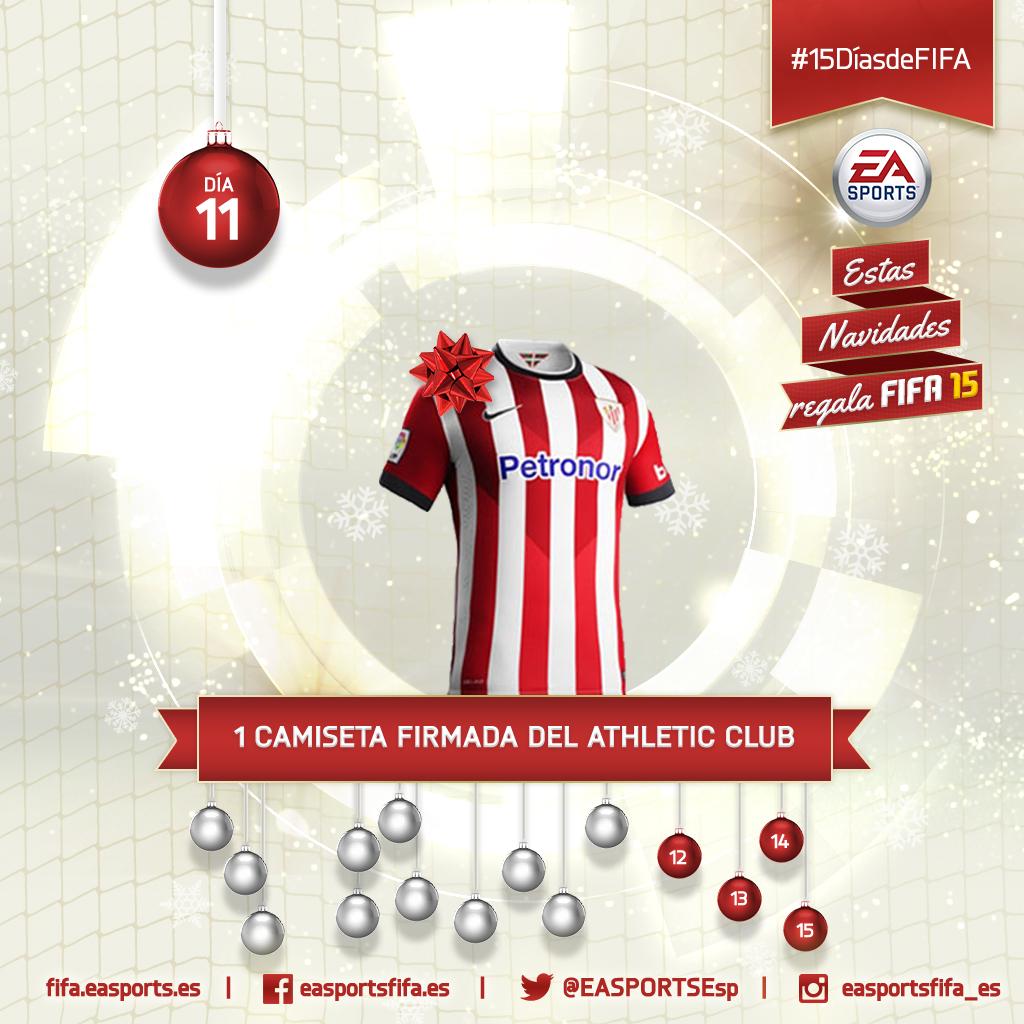 easportsfces's tweet photo. Día 11: ¡1 camiseta del Athletic Club firmada! RETWEET+FOLLOW para ganar #15DíasdeFIFA http://t.co/1YFIjYVcA6