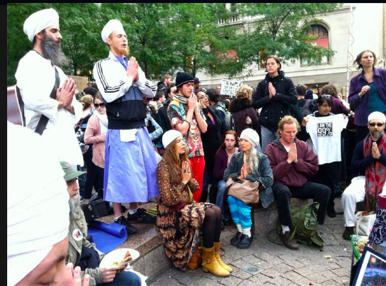 OccupyYoga's tweet photo. COME! TONIGHT we celebrate the life and service of Hari Simran. Tree of Life. 4:30PM Liberty Park. #satnam #occupy http://t.co/ec0WO3RUVu
