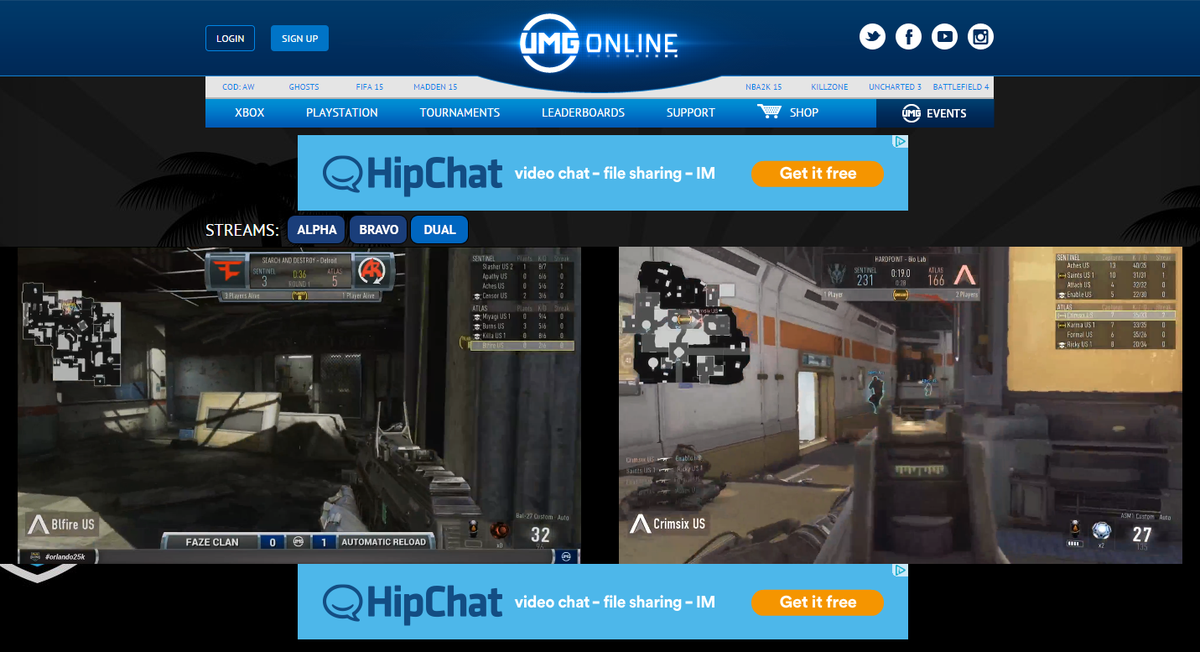 SomeNewsForCoD's tweet photo. : Why not both? Head over to http://t.co/G7YNZZ9O3x to watch dual #UMGOrlando25k streams. http://t.co/S4F4SPwHl1