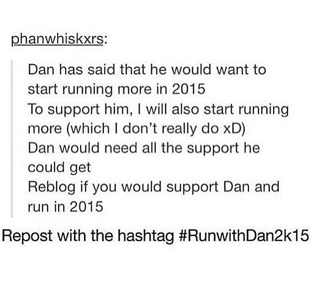 kailey_heckler's tweet image. I think we should support him and do it with him! #RUNWITHDAN2K15 @danisnotonfire
