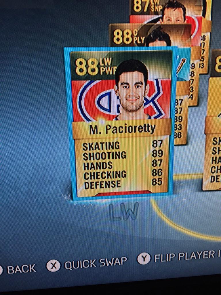 RUltimateteam's tweet image. 30 retweets and I&apos;ll give away this pacioretty, must be following to win