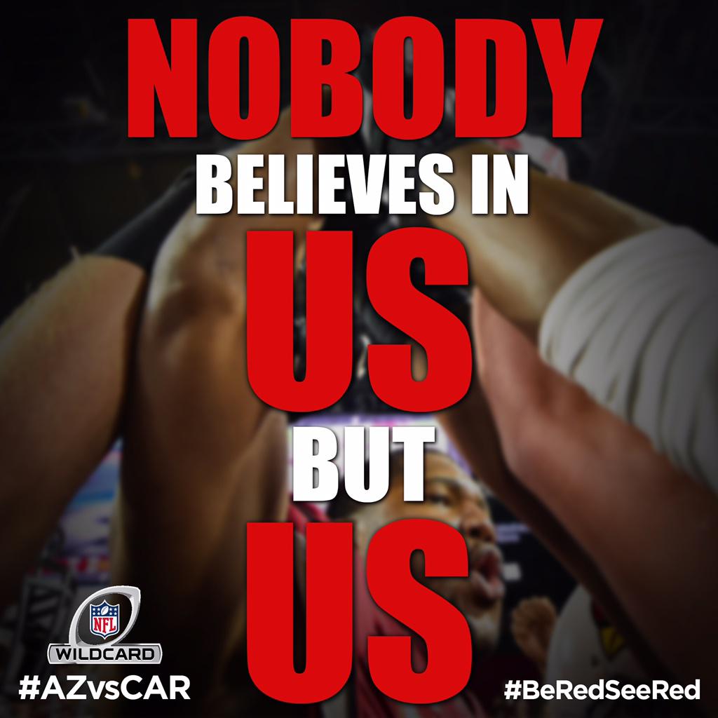AZCardinals's tweet photo. Yep...

#AZCardinals | #AZvsCAR | #BeRedSeeRed http://t.co/TDyUI8a5Nq