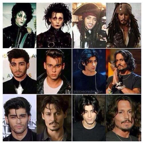 Brilho1DBR's tweet image. sou fã zayn malik desde que ele virou cover do johnny depp #askdirectioner