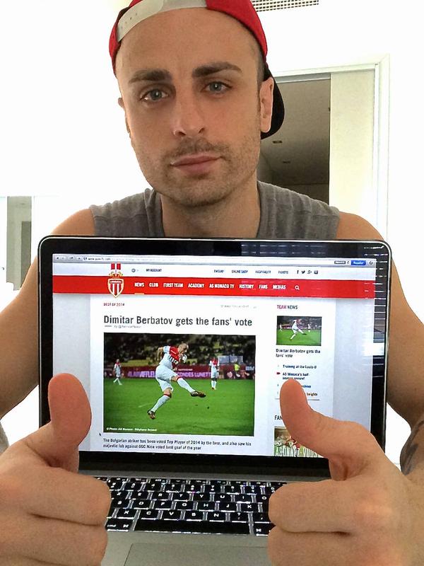 AS_Monaco's tweet photo. Dimitar os da las gracias por los votos => https://t.co/CLobcsHAq3 http://t.co/1A6ewd1Pl8