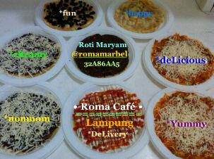 Macem2 topping dari <a href="/romamarbel/">roti maryam marbel</a> yg nyummy banget, Mau?? Ready delivery order loh.. @infolampung <a href="/info_bdl/">Info Bandarlampung</a> #RotiMaryam