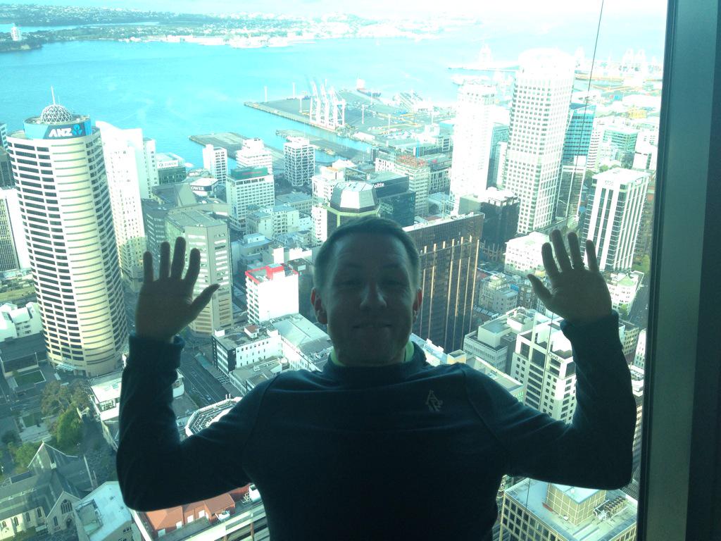 SarahJenks24's tweet photo. @HereIsJamie Sky Tower in Auckland! Onto Bay of Islands today in our little hair dryer engine! 🚗 http://t.co/aZCDQnRqNa