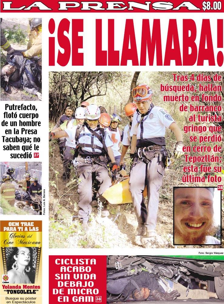 laprensaoem's tweet photo. Lee LA PRENSA Pídela a tu voceador #laprensa86 #Tongolele #HariSimran #ciclismo #homicidio #Ecatepec #Iztapalapa http://t.co/QmexX00utN