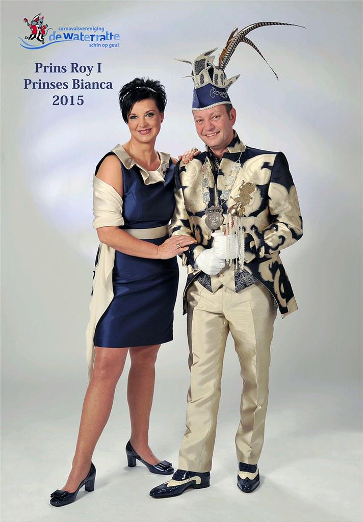 deWaterratte's tweet image. Prins Roy I en prinses Bianca! Het prinsenpaar 2015!