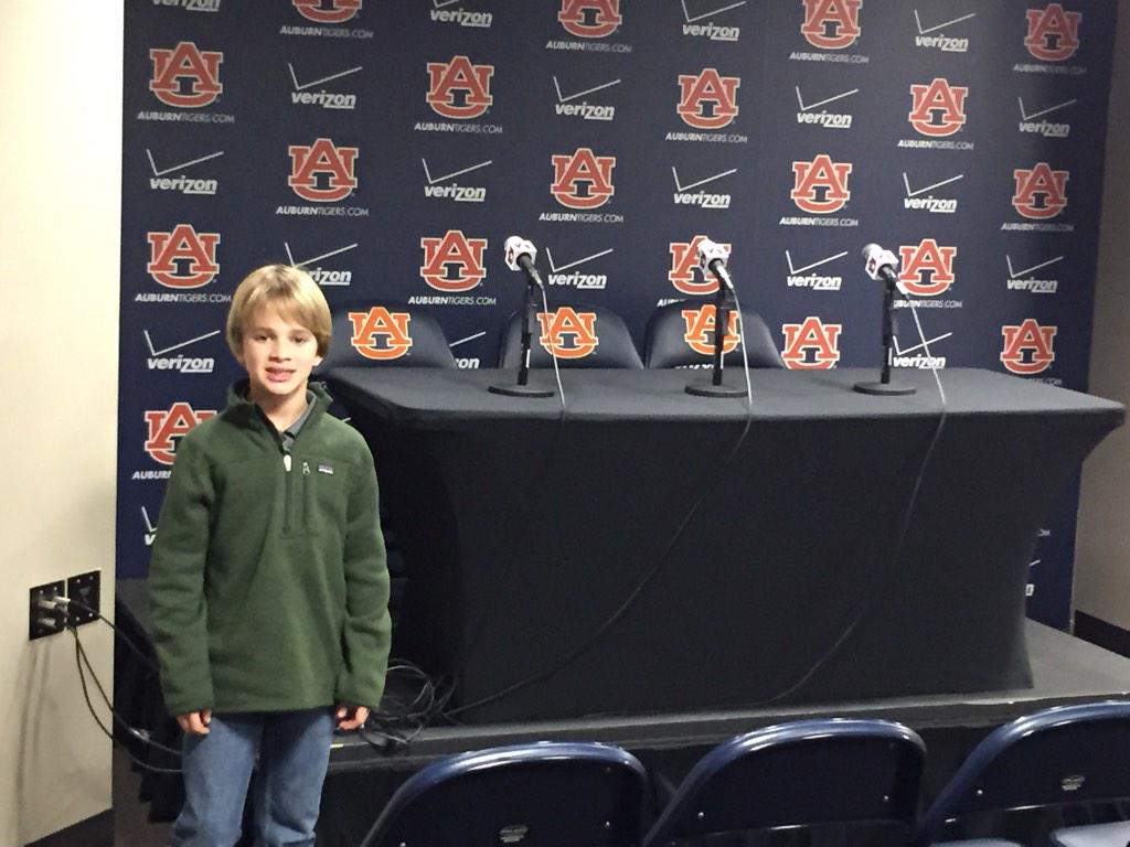 asmcghee's tweet photo. He wants to sit behind the mic one day! #dreams #Auburn http://t.co/Lo6JhvszUa