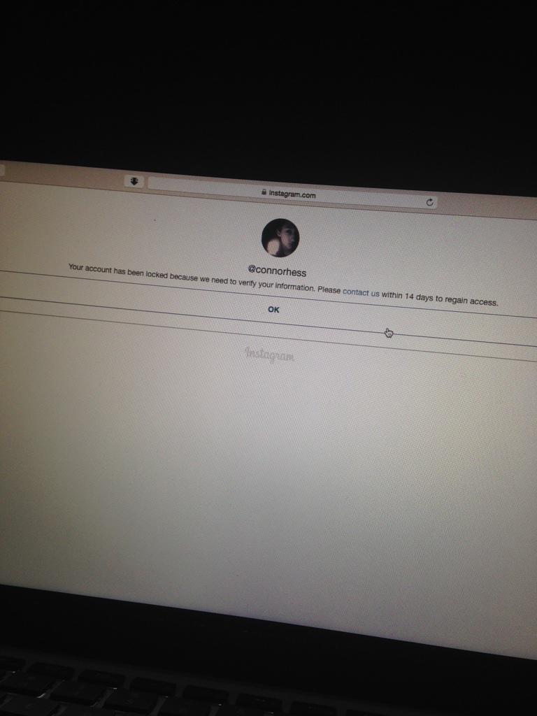 cornminaj's tweet photo. Pray for me i cant instagram for 14 days and i have no idea why #staystrongconnor http://t.co/En45nEncJL