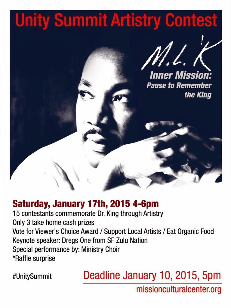 MCCLA_Mission's tweet image. Open Mic 4 Open Minds 1/15 8pm. MLK movie night 1/14  7pm and #UnitySummit Artistry Contest 1/17 4pm. Support art!!!!