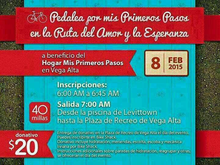 Pedalea por mis primeros pasos. 8 de febrero.