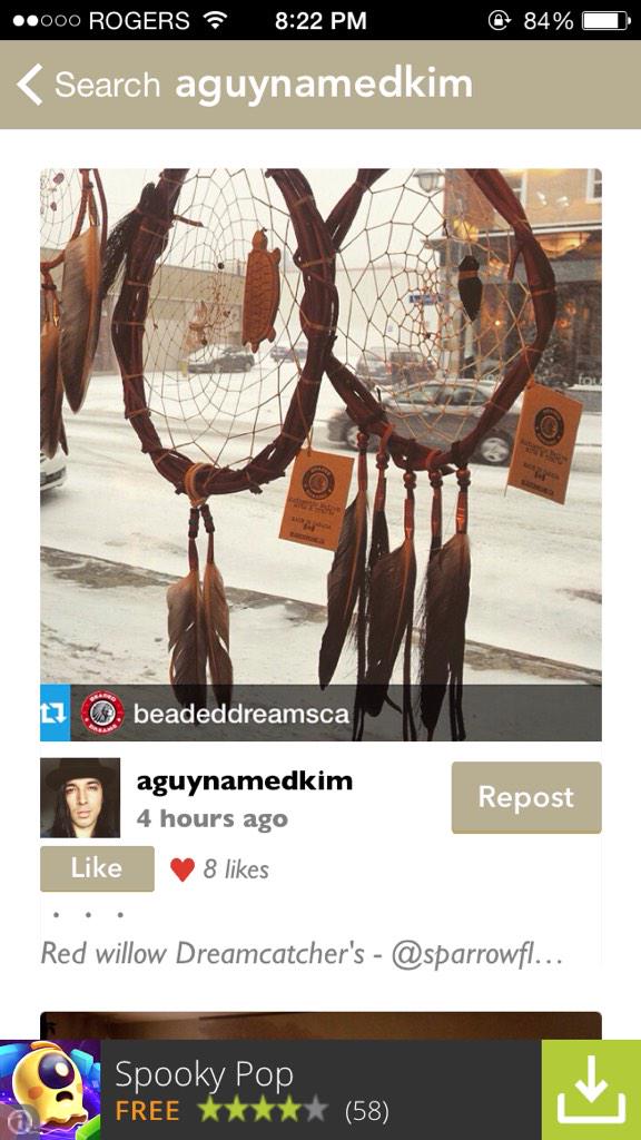 Dream catchers now available <a href="/BeadedDreams/">Beaded Dreams</a> #justspreadingtheword #dreamcatchers #nativegiftshop #ottawa